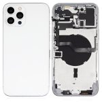 Iphone 12 Pro Max ile Uyumlu Kasa Bileşenler Önceden Takılmış Uluslararası Sürüm Gümüş ile Uyumlu Kasa