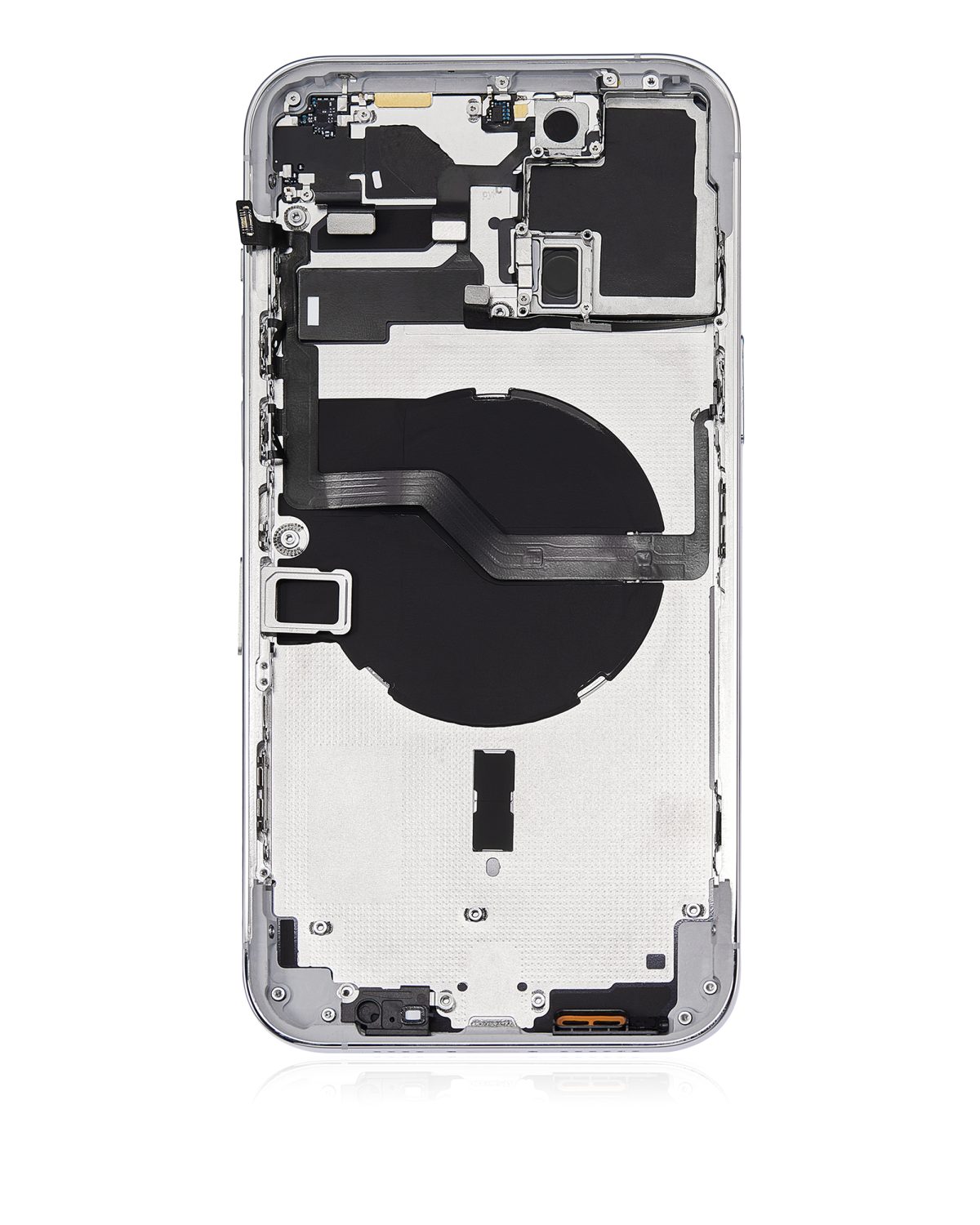 Iphone 12 Pro Max ile Uyumlu Kasa Bileşenler Önceden Takılmış Uluslararası Sürüm Gümüş ile Uyumlu Kasa - Görsel 2