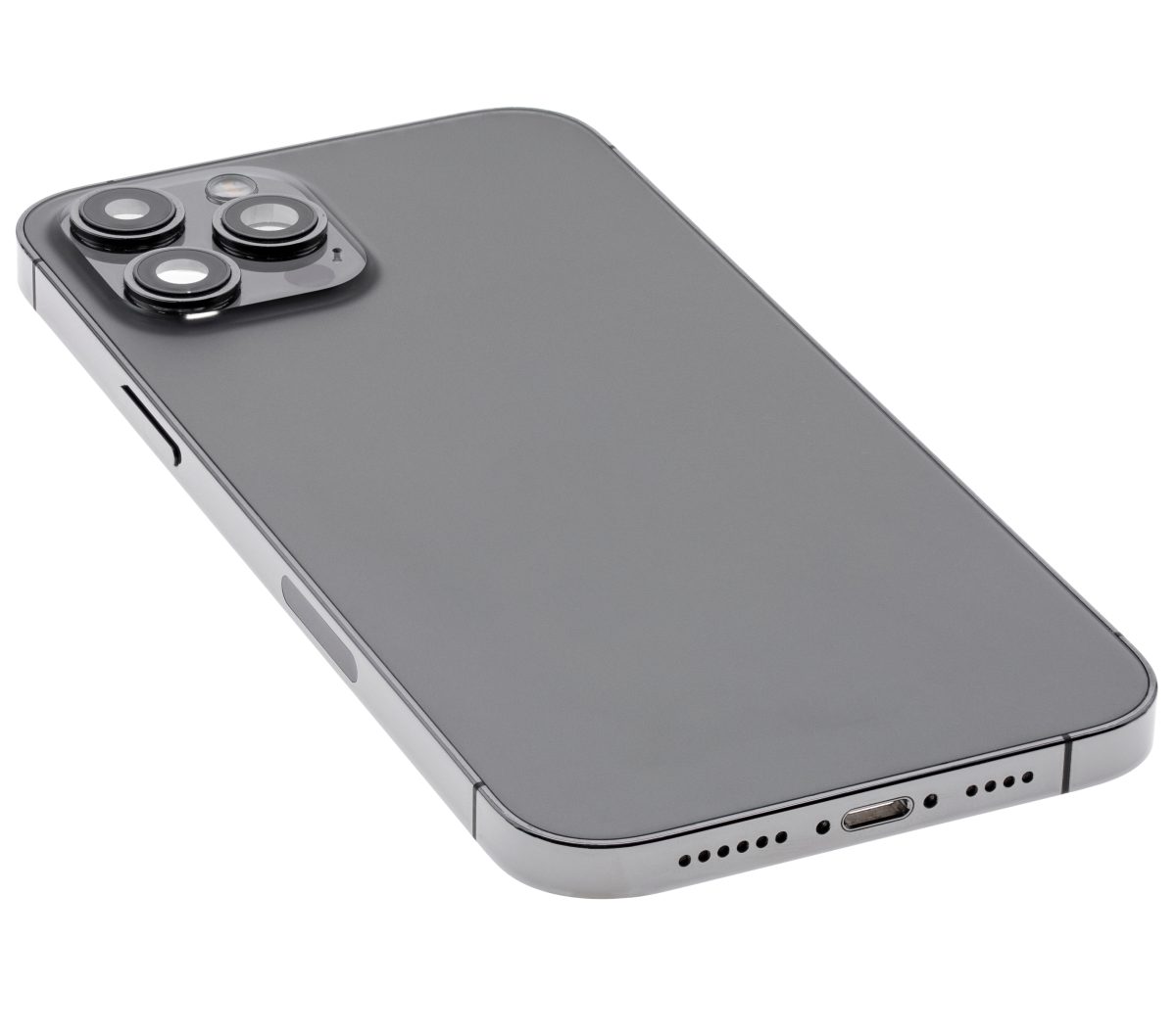 Iphone 12 Pro Max ile Uyumlu Kasa Bileşenler Önceden Takılmış Uluslararası Sürüm ile Uyumlu Kasa  Grafit - Görsel 3