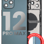 Iphone 12 Pro Max ile Uyumlu Kasa Bileşenler Önceden Takılmış Uluslararası Sürüm ile Uyumlu Kasa Kasa Pasifik Mavisi