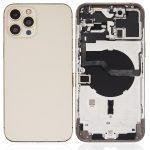 Iphone 12 Pro Max ile Uyumlu Kasa Bileşenler Önceden Takılmış ile Uyumlu Kasa Uluslararası Sürüm Gold