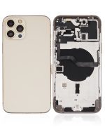 Iphone 12 Pro Max ile Uyumlu Kasa Bileşenler Önceden Takılmış ile Uyumlu Kasa Uluslararası Sürüm Gold