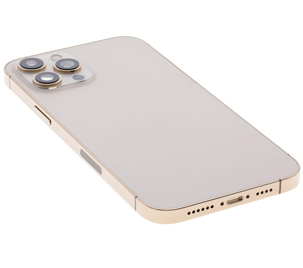 Iphone 12 Pro Max ile Uyumlu Kasa Bileşenler Önceden Takılmış ile Uyumlu Kasa Uluslararası Sürüm  Gold - Görsel 3