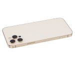 Iphone 12 Pro Max ile Uyumlu Kasa Bileşenler Önceden Takılmış ile Uyumlu Kasa Uluslararası Sürüm Gold - Görsel 3
