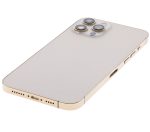 Iphone 12 Pro Max ile Uyumlu Kasa Bileşenler Önceden Takılmış ile Uyumlu Kasa Uluslararası Sürüm  Gold - Görsel 4