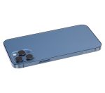 Iphone 12 Pro Max ile Uyumlu Küçük Bileşenler Önceden Takılmış Arka Muhafaza Logo Yok Plus Uluslararası Sürüm Pasifik Mavisi ile Uyumlu - Görsel 4