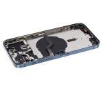 Iphone 12 Pro Max ile Uyumlu Küçük Bileşenler Önceden Takılmış Arka Muhafaza Logo Yok Plus Uluslararası Sürüm Pasifik Mavisi ile Uyumlu - Görsel 5