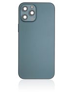 Iphone 12 Pro Max ile Uyumlu Küçük Bileşenler Önceden Takılmış Arka Muhafaza Uluslararası Sürüm ile Uyumlu Kullanılmış  Çekme:  Pasifik Mavisi - Görsel 2