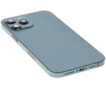 Iphone 12 Pro Max ile Uyumlu Küçük Bileşenler Önceden Takılmış Arka Muhafaza Uluslararası Sürüm ile Uyumlu Kullanılmış  Çekme:  Pasifik Mavisi - Görsel 3
