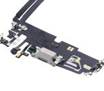 Iphone 12 Pro Max ile Uyumlu Şarj Portu Esnek Kablosu Plus Gümüş ile Uyumlu - Görsel 5