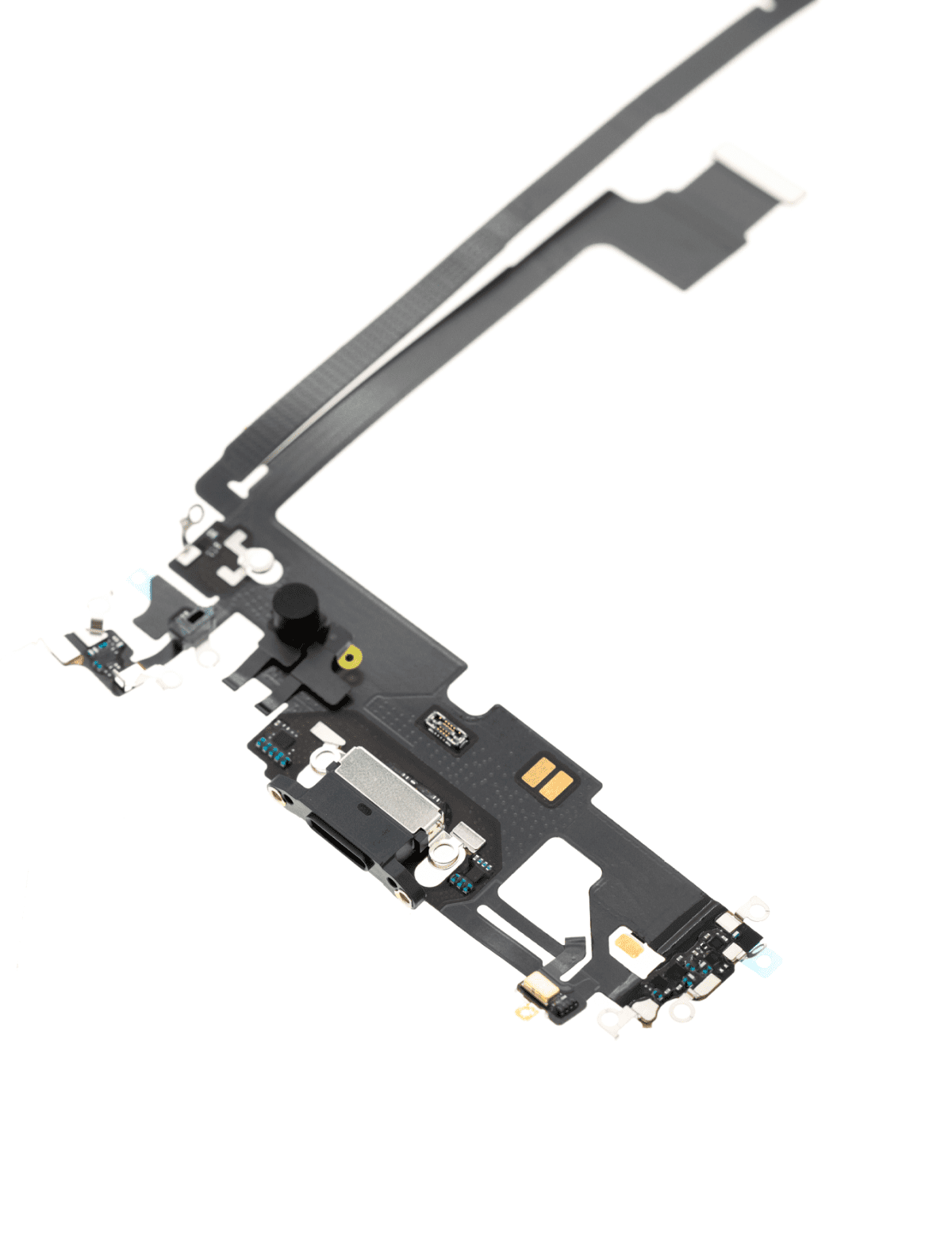 Iphone 12 Pro Max ile Uyumlu Şarj Portu Esnek Kablosu Premium Pasifik Mavisi ile Uyumlu - Görsel 3