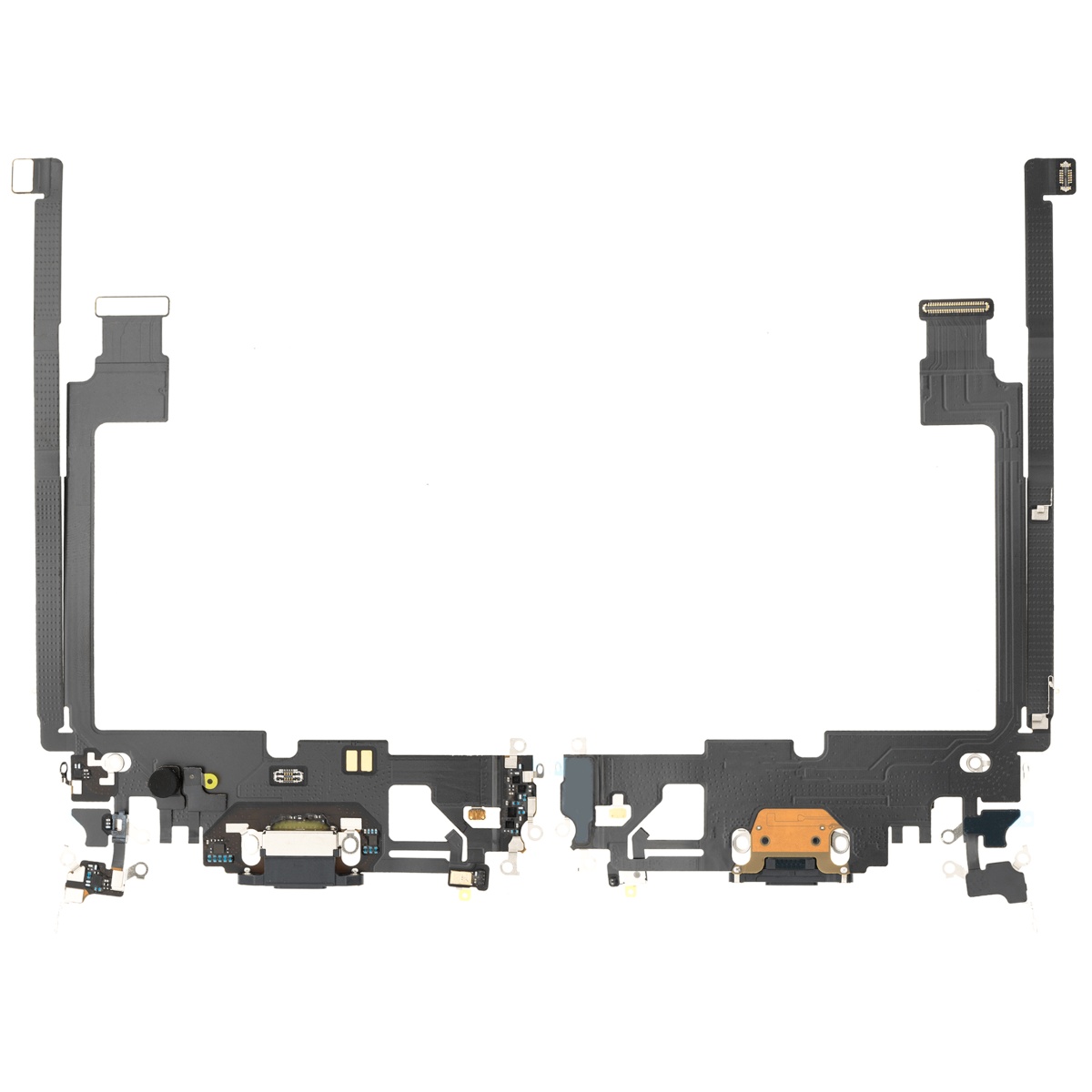 Iphone 12 Pro Max ile Uyumlu Şarj Portu Esnek Kablosu ile Uyumlu Kullanılmış  Çekme Pasifik Mavisi - Görsel 2