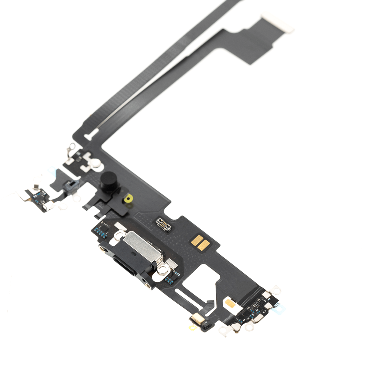 Iphone 12 Pro Max ile Uyumlu Şarj Portu Esnek Kablosu ile Uyumlu Kullanılmış  Çekme Pasifik Mavisi - Görsel 3