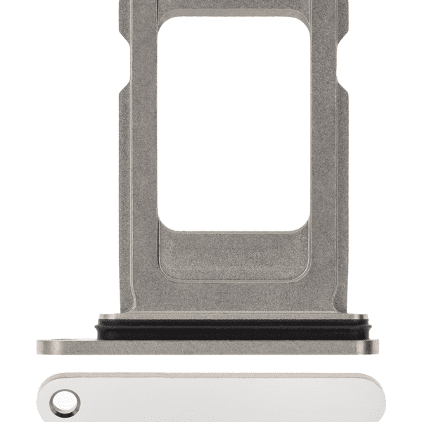 Iphone 12 Pro Max ile Uyumlu Tek Sim Kart Tepsisi / 12 Pro Max / 13 Pro / 13 Pro Max Gümüş ile Uyumlu