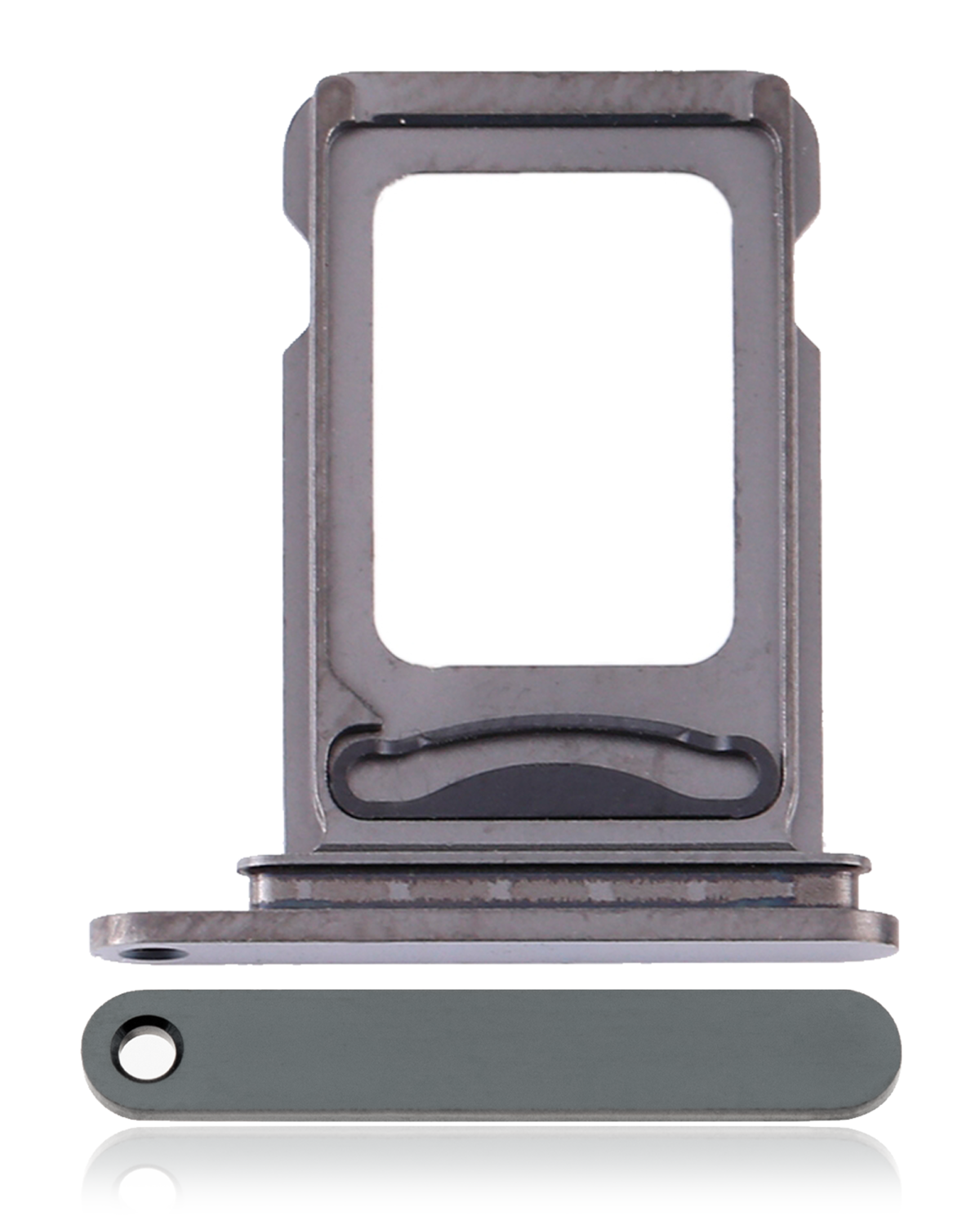 Iphone 12 Pro ile Uyumlu Çift Sim Kart Tepsisi / 12 Pro Max Grafit ile Uyumlu - Görsel 5