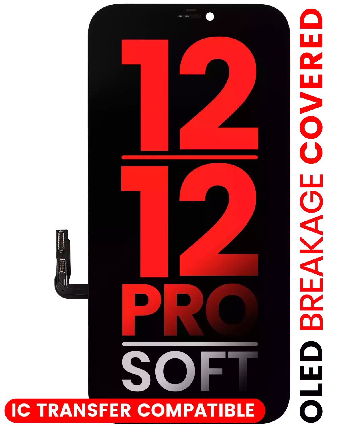Iphone 12 Pro ile Uyumlu Ekran Dokunmatik %100 Oled (Soft) - Görsel 2