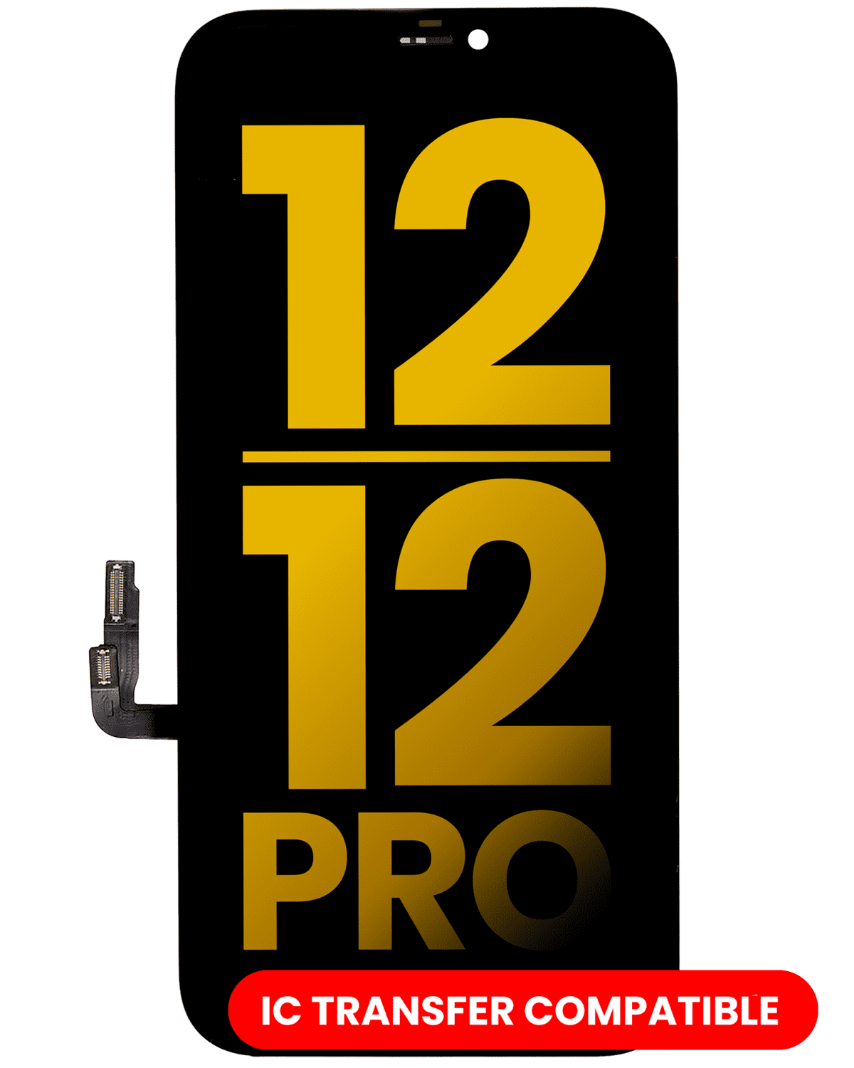 Iphone 12 Pro ile Uyumlu Ekran Dokunmatik Üst Camı Değişmiş Ürün (Yenilenmiş)