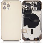Iphone 12 Pro ile Uyumlu Kasa Bileşenler Önceden Takılmış Uluslararası Sürüm Gold ile Uyumlu Kasa