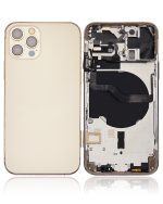Iphone 12 Pro ile Uyumlu Kasa Bileşenler Önceden Takılmış Uluslararası Sürüm Gold ile Uyumlu Kasa