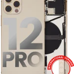 Iphone 12 Pro ile Uyumlu Kasa Bileşenler Önceden Takılmış Uluslararası Sürüm ile Uyumlu Kasa  Gold