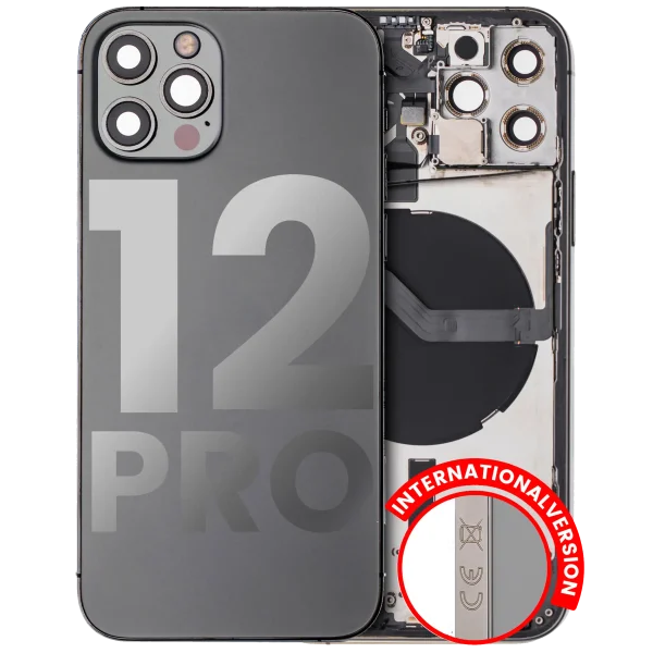 Iphone 12 Pro ile Uyumlu Kasa Bileşenler Önceden Takılmış Uluslararası Sürüm ile Uyumlu Kasa  Grafit