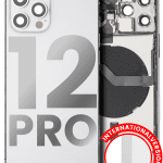 Iphone 12 Pro ile Uyumlu Kasa Bileşenler Önceden Takılmış Uluslararası Sürüm ile Uyumlu Kasa Kasa Gümüş