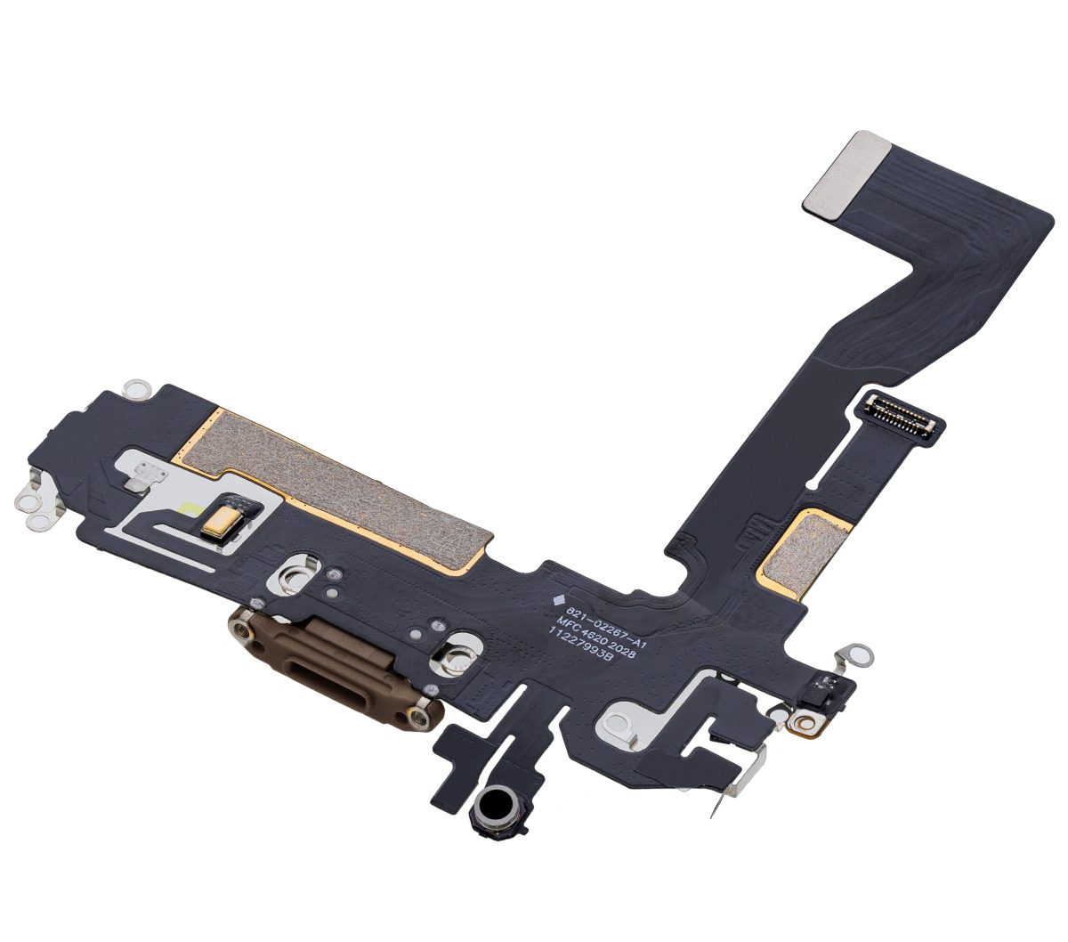 Iphone 12 Pro ile Uyumlu Şarj Portu Esnek Kablosu / 12 Pro Aftermarket Plus Gold ile Uyumlu - Görsel 3