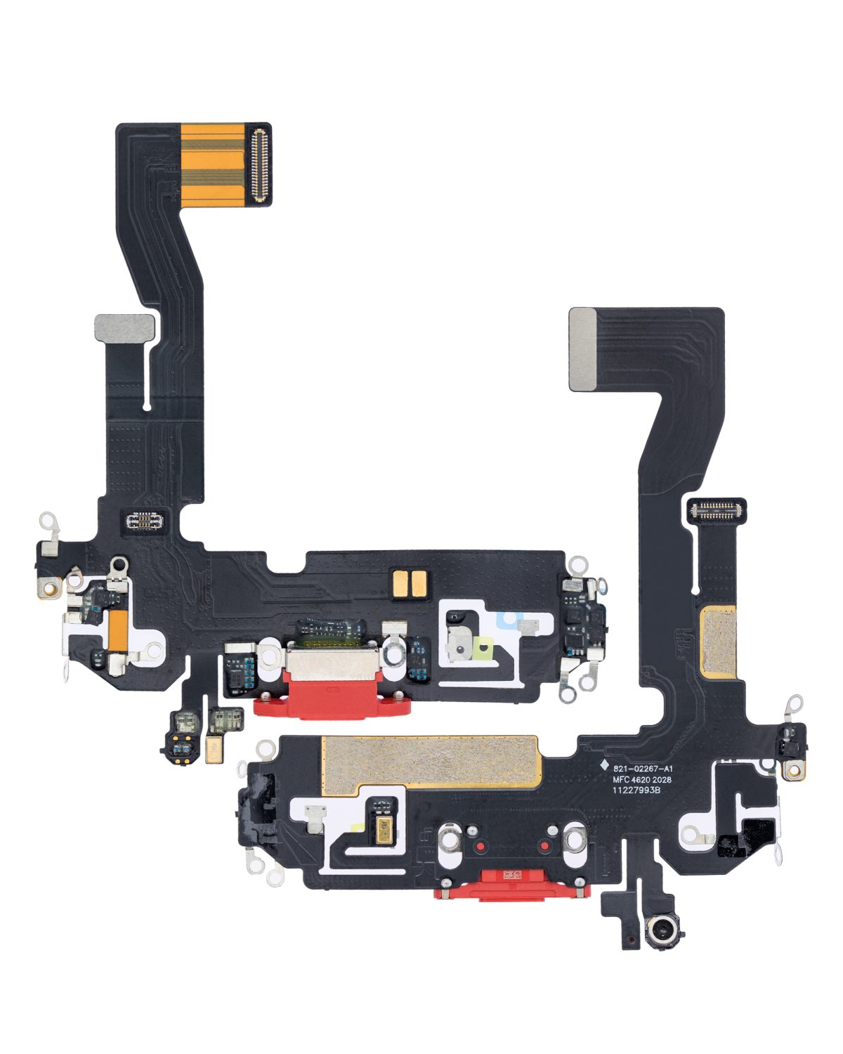 Iphone 12 Pro ile Uyumlu Şarj Portu Esnek Kablosu / 12 Pro Aftermarket Plus Kırmızı ile Uyumlu - Görsel 2