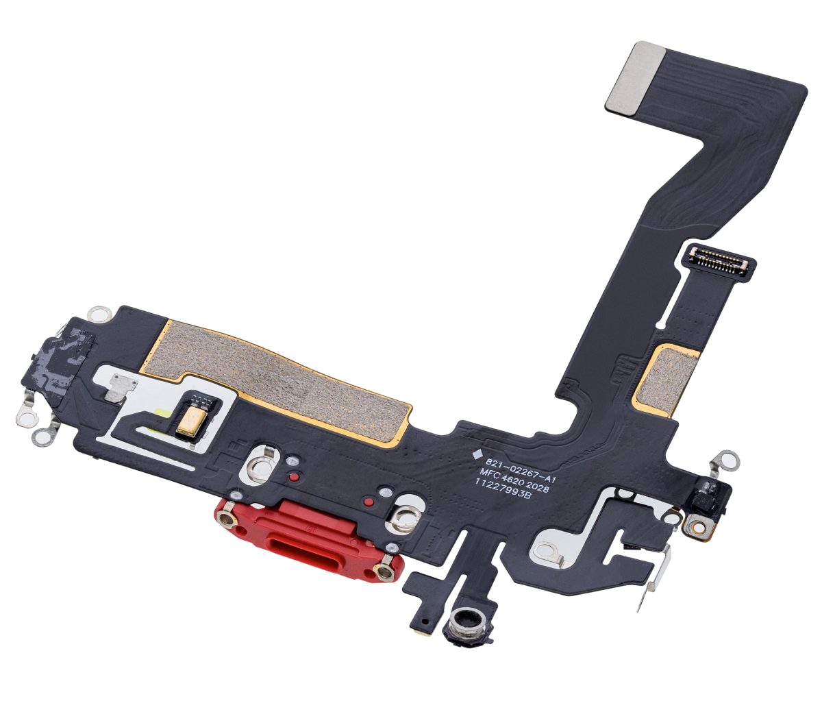 Iphone 12 Pro ile Uyumlu Şarj Portu Esnek Kablosu / 12 Pro Aftermarket Plus Kırmızı ile Uyumlu - Görsel 4