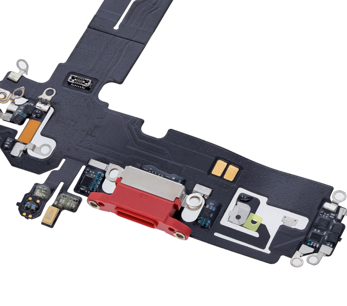 Iphone 12 Pro ile Uyumlu Şarj Portu Esnek Kablosu / 12 Pro Aftermarket Plus Kırmızı ile Uyumlu - Görsel 5