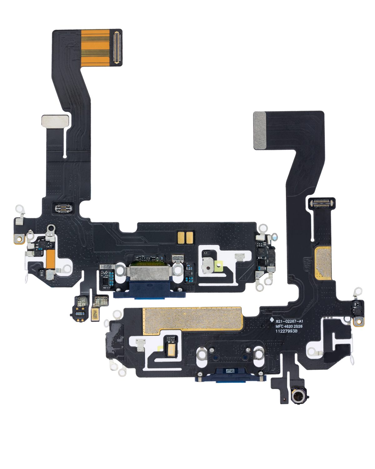 Iphone 12 Pro ile Uyumlu Şarj Portu Esnek Kablosu / 12 Pro Aftermarket Plus Pacific Blue ile Uyumlu - Görsel 2