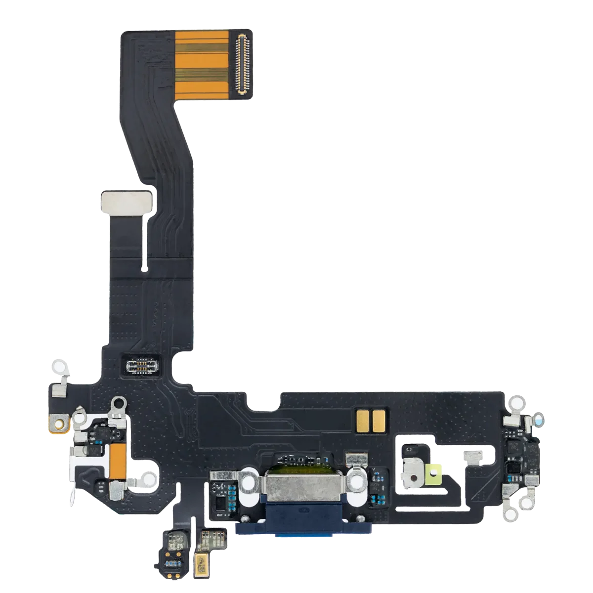 Iphone 12 Pro ile Uyumlu Şarj Portu Esnek Kablosu / 12 Pro Aftermarket Plus Pacific Blue ile Uyumlu