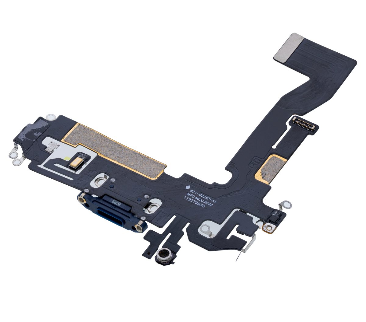 Iphone 12 Pro ile Uyumlu Şarj Portu Esnek Kablosu / 12 Pro Aftermarket Plus Pacific Blue ile Uyumlu - Görsel 4