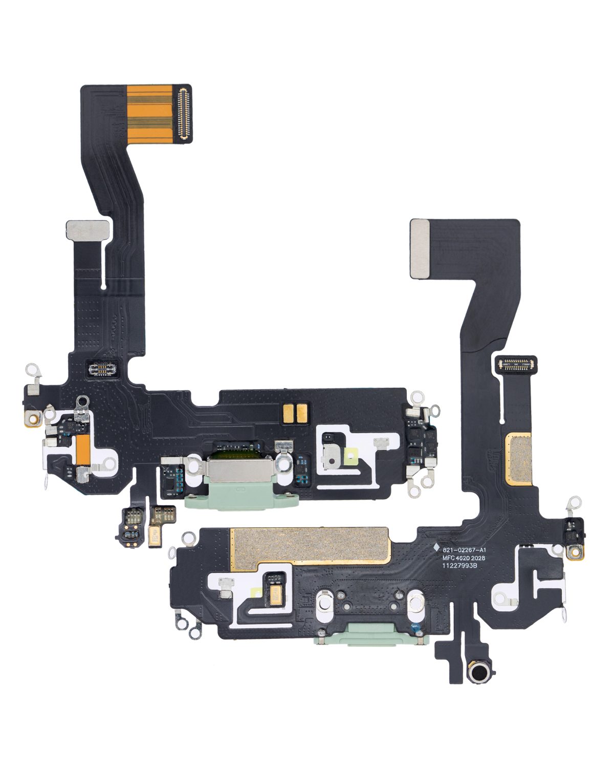 Iphone 12 Pro ile Uyumlu Şarj Portu Esnek Kablosu / 12 Pro Aftermarket Plus Yeşil ile Uyumlu - Görsel 2