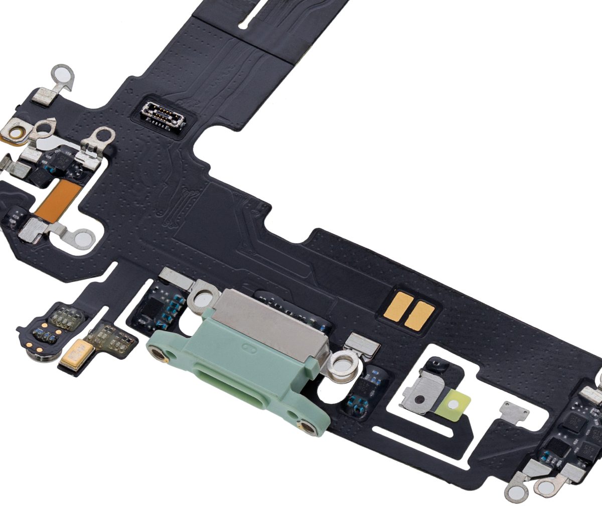 Iphone 12 Pro ile Uyumlu Şarj Portu Esnek Kablosu / 12 Pro Aftermarket Plus Yeşil ile Uyumlu - Görsel 5