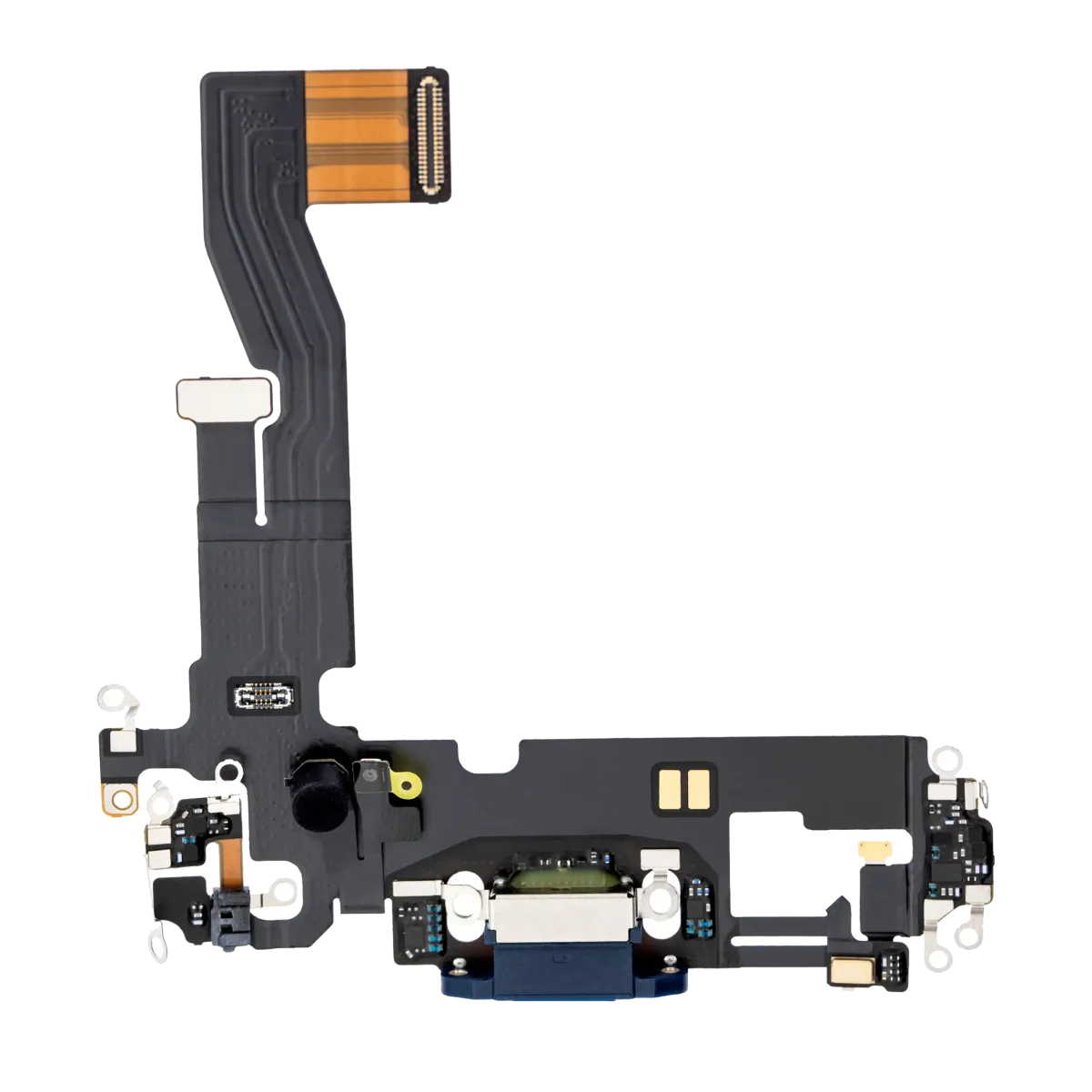 Iphone 12 Pro ile Uyumlu Şarj Portu Esnek Kablosu / 12 Pro Premium Pasifik Mavisi ile Uyumlu