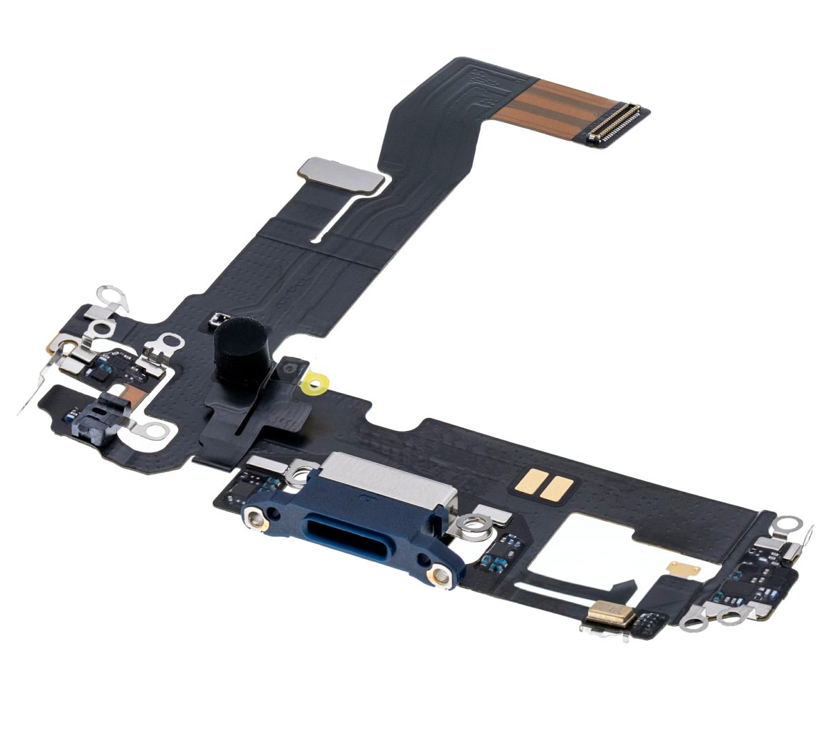 Iphone 12 Pro ile Uyumlu Şarj Portu Esnek Kablosu / 12 Pro Premium Pasifik Mavisi ile Uyumlu - Görsel 3