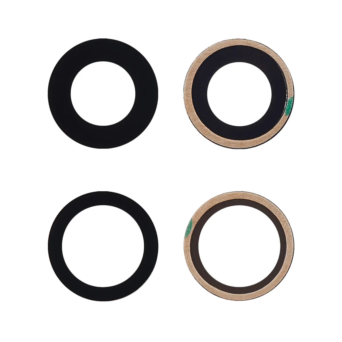 Iphone 12 ile Uyumlu Arka Kamera Servis Paket Orjinal Ürün Lensi Sadece Cam Yapışkanlı / 12 Mini 2 Parça Set Gerçek Safir / Premium - Görsel 2