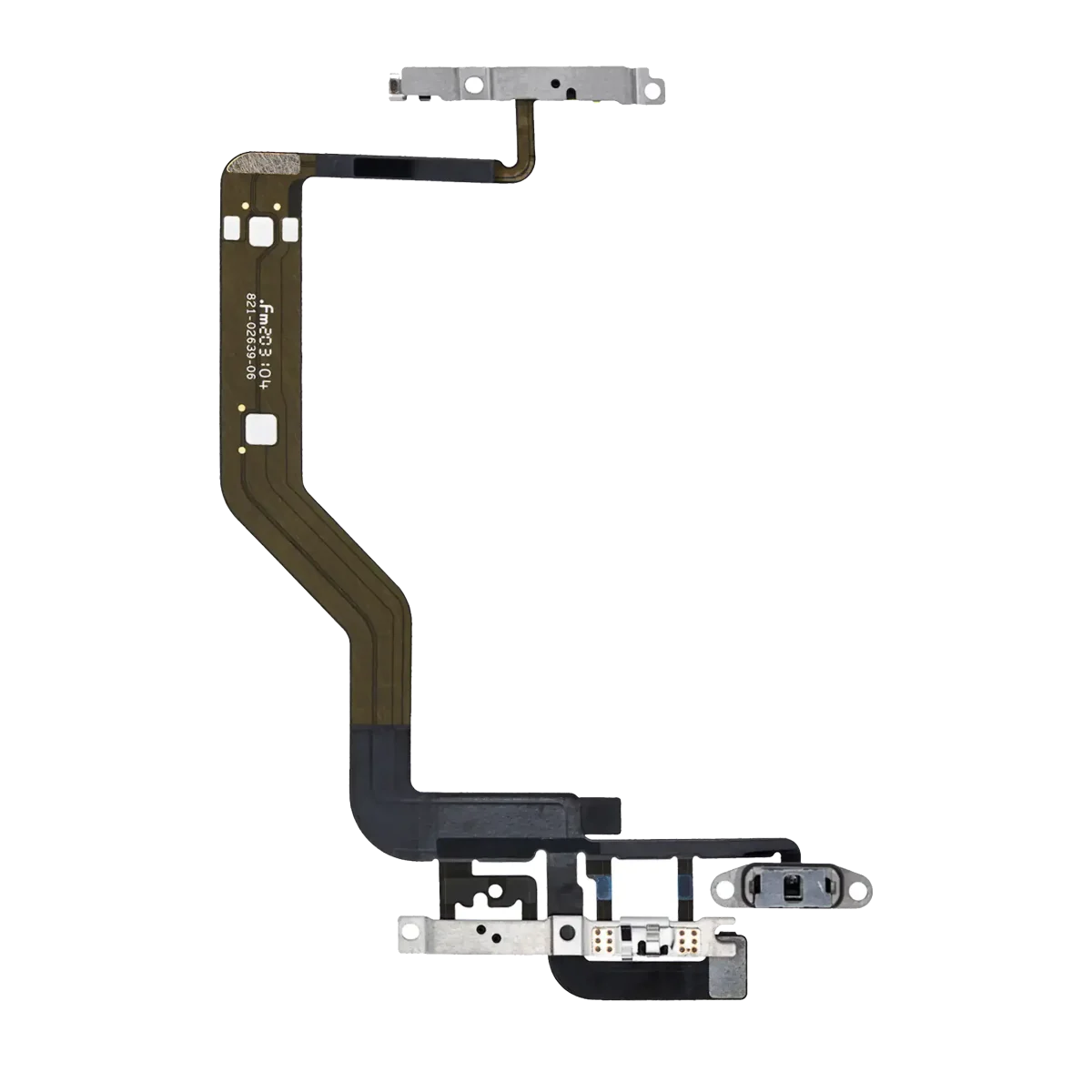 Iphone 12 ile Uyumlu Güç ve Ses Esnek Kablosu / 12 Pro ile Uyumlu - Görsel 2