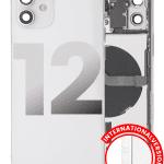 Iphone 12 ile Uyumlu Kasa Bileşenler Önceden Takılmış ile Uyumlu Kasa Uluslararası Sürüm  Beyaz