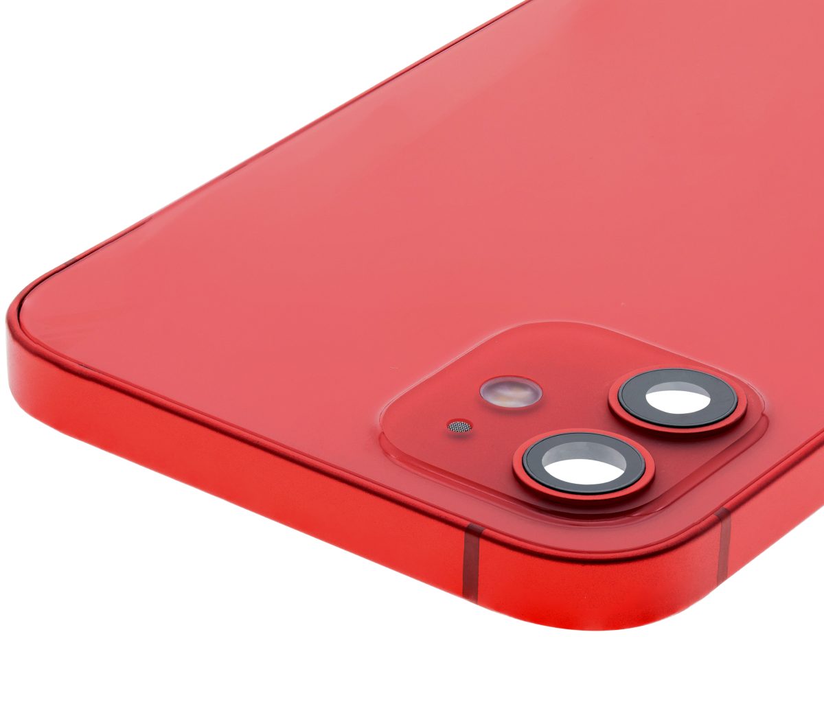 Iphone 12 ile Uyumlu Kasa Bileşenler Önceden Takılmış ile Uyumlu Kasa Uluslararası Sürüm Kasa Kırmızı - Görsel 5