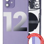 Iphone 12 ile Uyumlu Kasa Bileşenler Önceden Takılmış ile Uyumlu Kasa Uluslararası Sürüm Kasa Mor