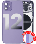 Iphone 12 ile Uyumlu Kasa Bileşenler Önceden Takılmış ile Uyumlu Kasa Uluslararası Sürüm Kasa Mor