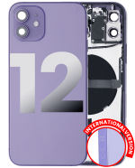 Iphone 12 ile Uyumlu Kasa Bileşenler Önceden Takılmış ile Uyumlu Kasa Uluslararası Sürüm Kasa Mor - Görsel 4