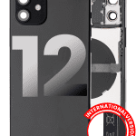 Iphone 12 ile Uyumlu Kasa Bileşenler Önceden Takılmış ile Uyumlu Kasa Uluslararası Sürüm Kasa Siyah