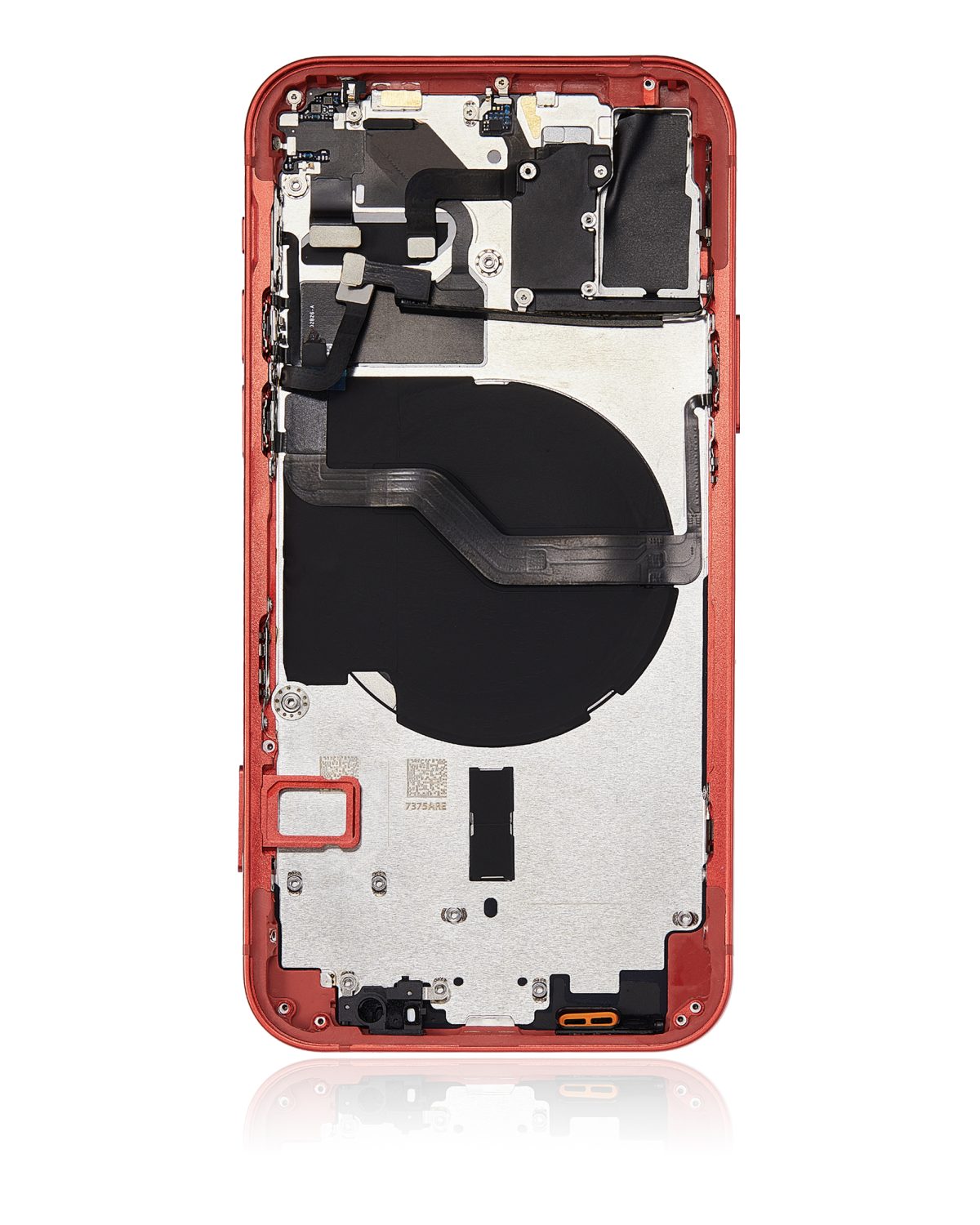 Iphone 12 ile Uyumlu Kasa Bileşenler Önceden Takılmış ile Uyumlu Kasa Uluslararası Sürüm Kırmızı - Görsel 2