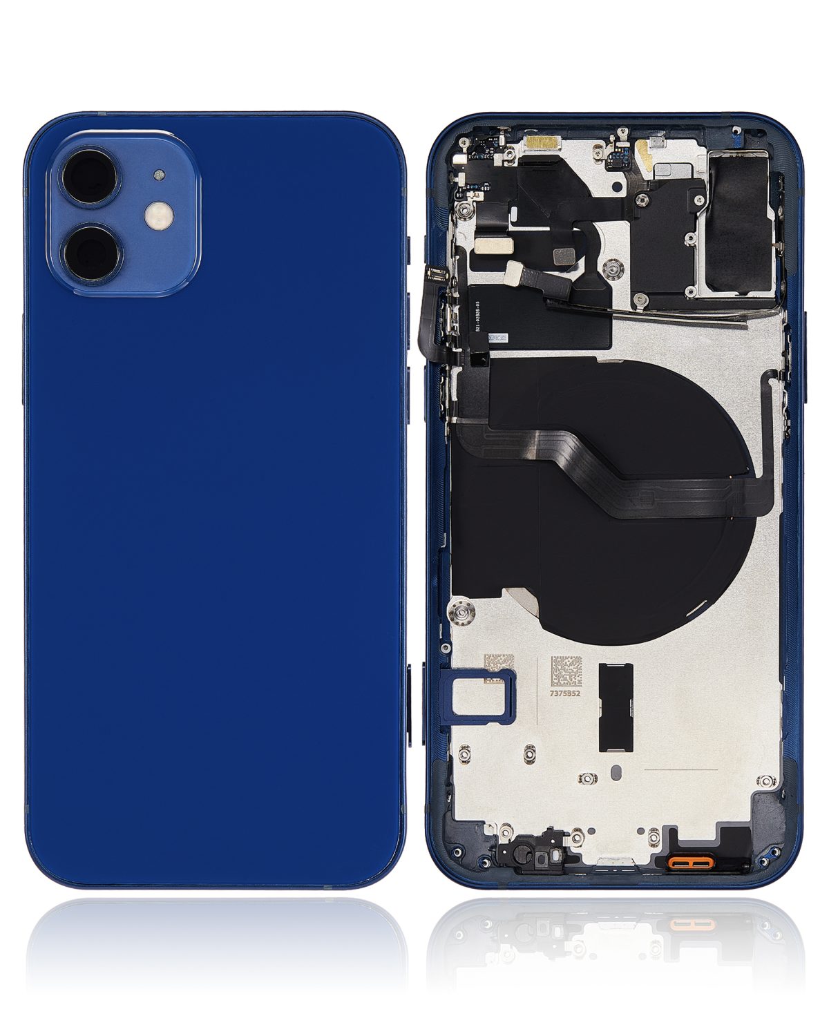 Iphone 12 ile Uyumlu Kasa Bileşenler Önceden Takılmış ile Uyumlu Kasa Uluslararası Sürüm Mavi - Görsel 1