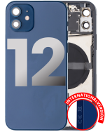 Iphone 12 ile Uyumlu Kasa Bileşenler Önceden Takılmış ile Uyumlu Kasa Uluslararası Sürüm  Mavi