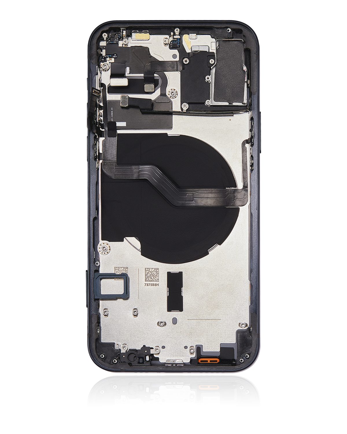 Iphone 12 ile Uyumlu Kasa Bileşenler Önceden Takılmış ile Uyumlu Kasa Uluslararası Sürüm Siyah - Görsel 2