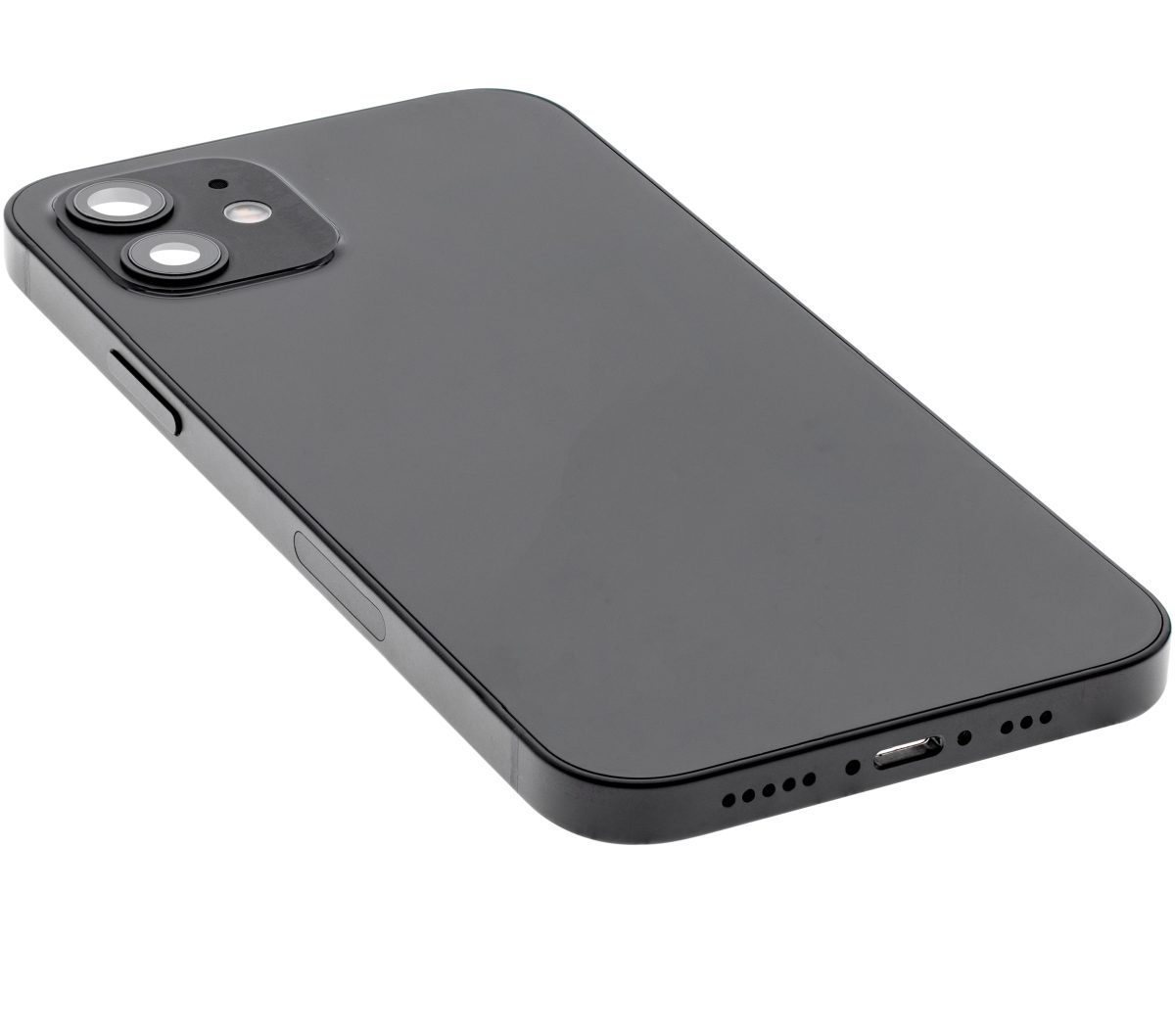 Iphone 12 ile Uyumlu Kasa Bileşenler Önceden Takılmış ile Uyumlu Kasa Uluslararası Sürüm  Siyah - Görsel 3